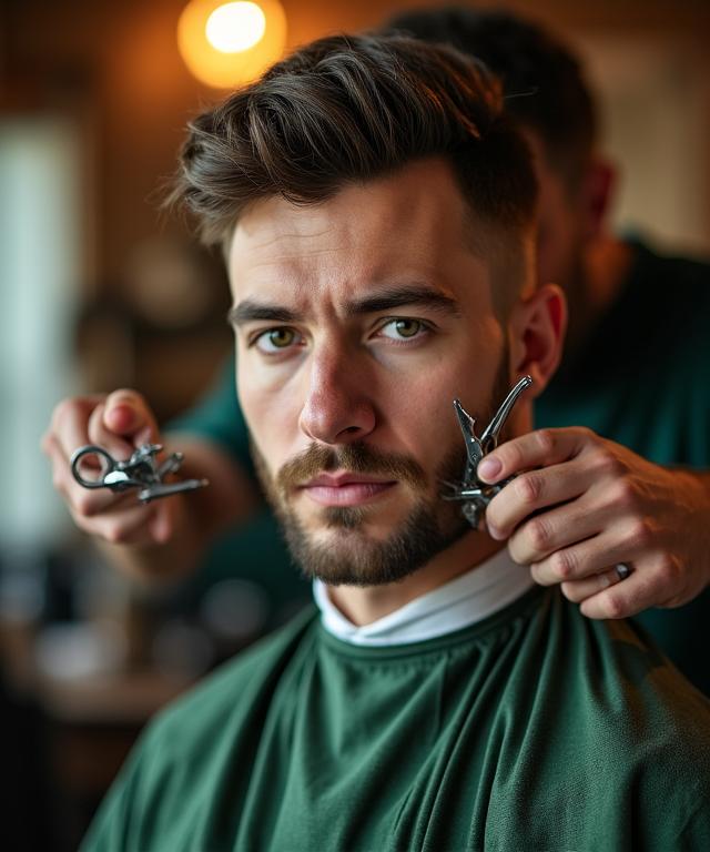 Master barber at The Shearer